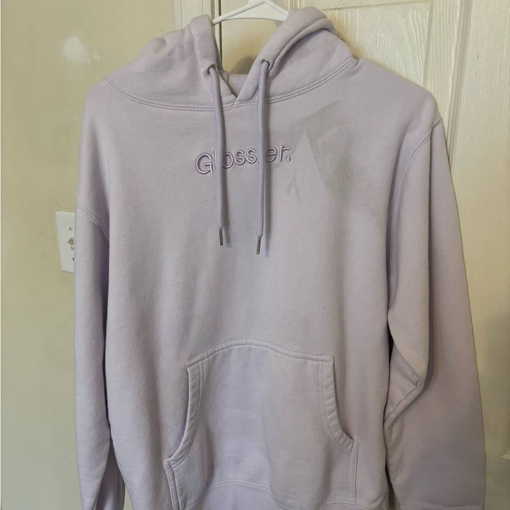 Glossier Light Purple Hoodie